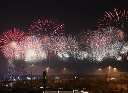 阳城县焰火晚会